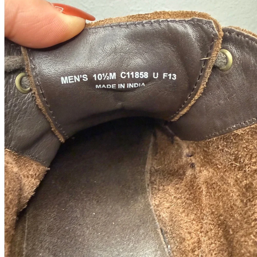 Cole Haan Canton Lace Boot II Men's 10.5 Brown Leather Chukka Boots